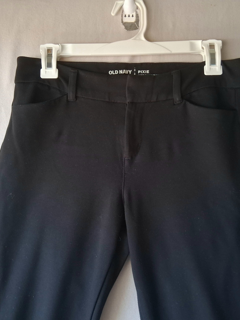 Ladies Old Navy "Pixie" Built In Sculpt Casual Trousers : Black : 6 Regular